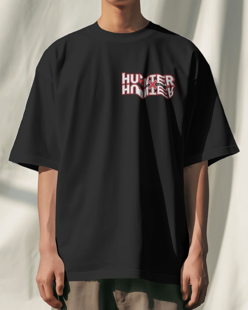 Hunter X Hunter Premium Black And Yellow Oversized T Shirt |HUNTER X HUNTER FOXTALE