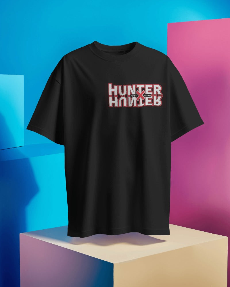 Hunter X Hunter Premium Black And Yellow Oversized T Shirt |HUNTER X HUNTER FOXTALE